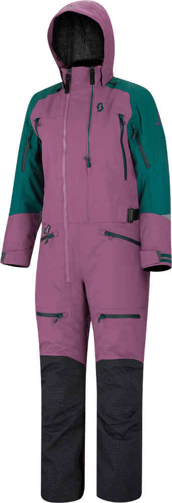 Combinezon Snow Scott Ds-I Dryo Ladies One Piece Pink/Green