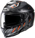 HJC Helmet i71 Simo Black/Gray/Fluo Orange Casca moto integrala HJC