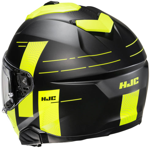 HJC i71 Peka Fluo Yellow Casca integrala
