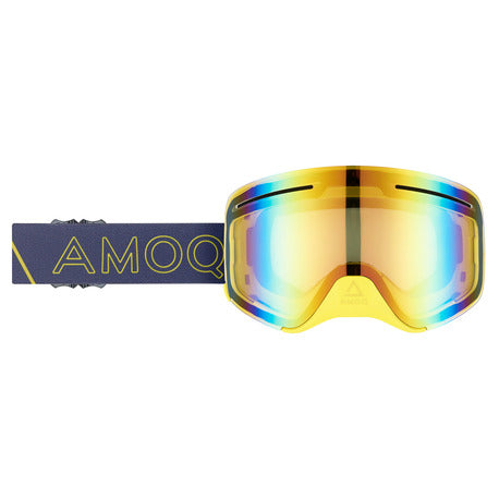 Ochelari Snow AMOQ Vision Vent+ Magnetic Goggles Racing Yellow - Red Mirror