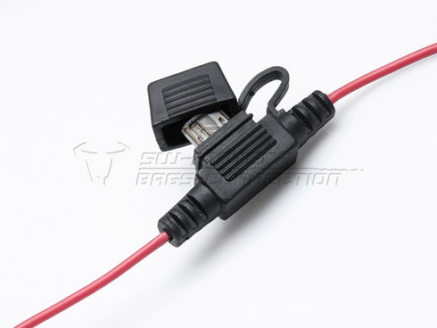 SW-MOTECH Cigarette lighter socket with cable harness. Water resistant. Cable 160 cm length. 12 V