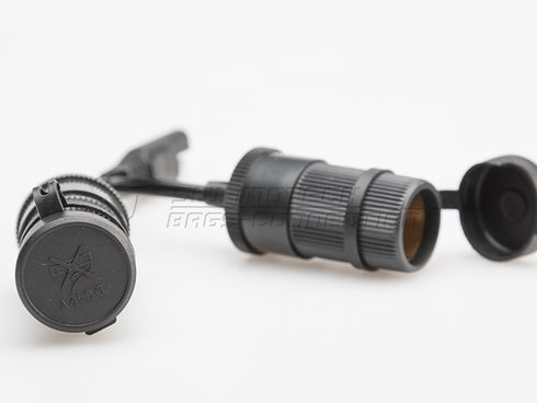 SW-MOTECH Two cigarette lighter sockets with SAE connector. Y-connection. Cable length ca.10 cm. 12 V.