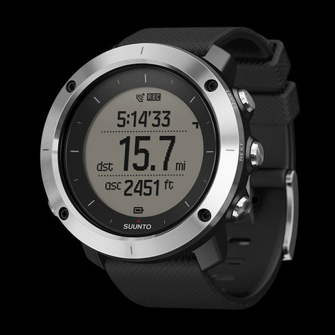 SUUNTO TRAVERSE BLACK (black case/black silicone strap)