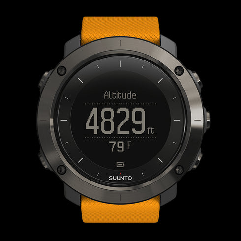 SUUNTO TRAVERSE AMBER (gray case/amber silicone strap)