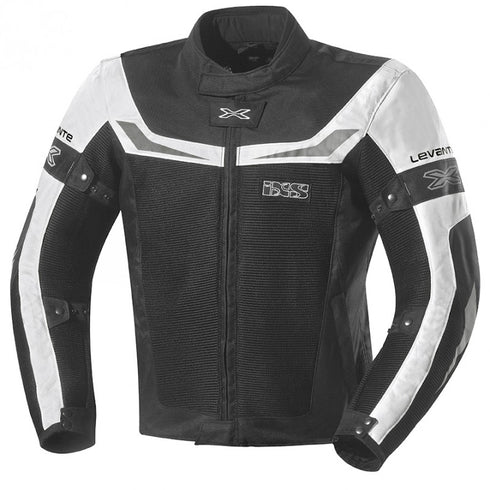 IXS LEVANTE Jacheta Textil Negru-Alb mesh