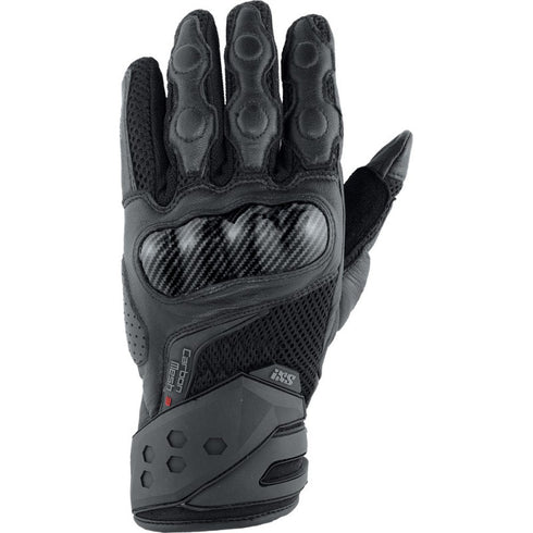 IXS Carbon Mesh 3 Manusi Piele Negru