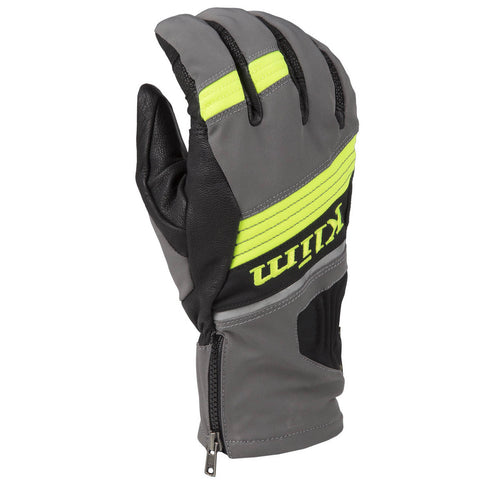 Manusi Iarna Klim POWERXROSS GLOVE Gri Inchis- Hi-Vis