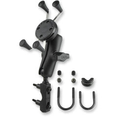 RAM MOUNT KIT X-GRIP DEVICE HOLDER BRAKE-CLUTCH RESERVOIR MOUNT ALUMINUM STEEL BLACK