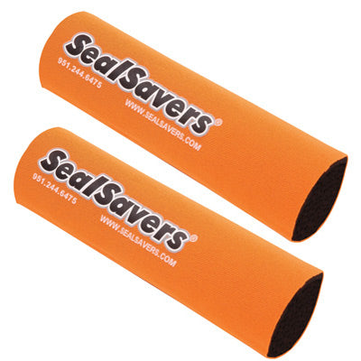 Seal Savers Fork Covers 32-35mm Fork Tube, Short Orange