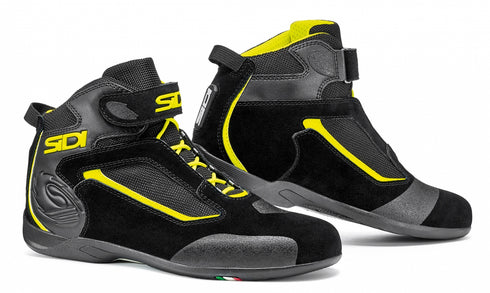 SIDI Gas Black/ Yellow Fluo