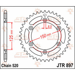 Pinion 52T 520 Pitch