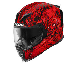 Casca Moto Icon Airflite Krom Red