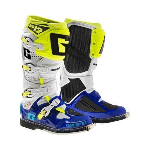 CIZME GAERNE SG12 LIMITED EDITION BLUE/WHITE/YELLOW FLUO
