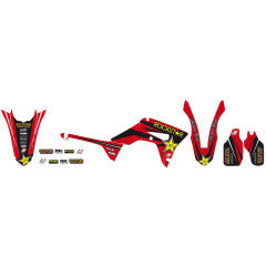 ROCKSTAR ENERGY GRAPHIC KIT RED/BLACK/YELLOW HONDA CRF 125R/250R