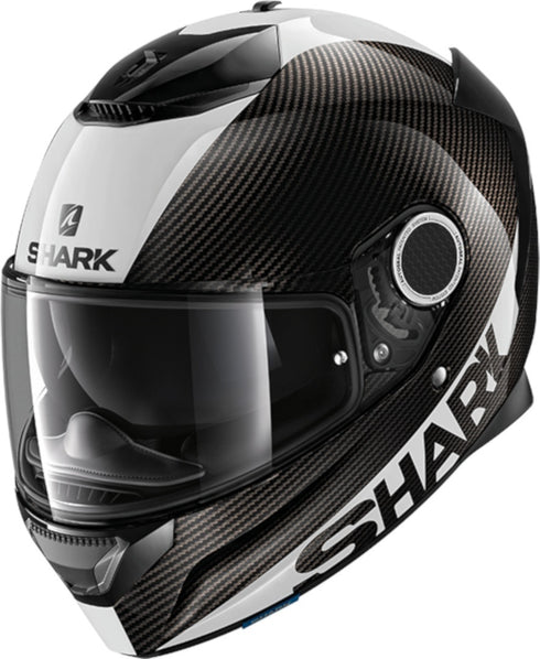 Casca Moto Integrala Shark Spartan Carbon Skin Black/White