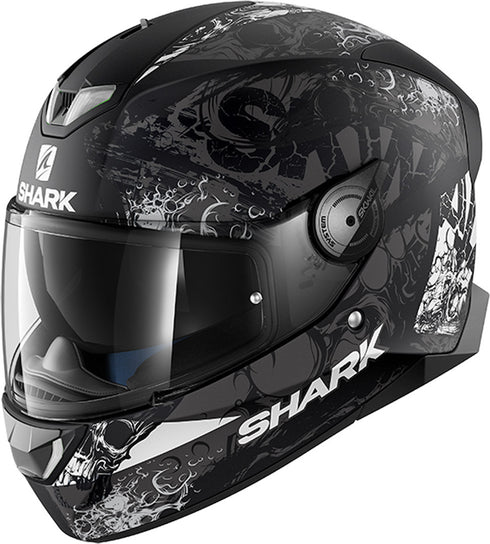 Casca Moto Integrala Shark Skwal 2 Nuk´Hem White LED Black/White