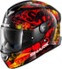 Casca Moto Integrala Shark Skwal 2 Nuk´Hem White LED Red/Black