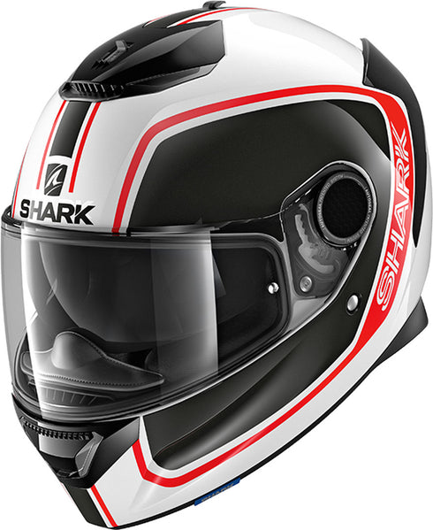 Casca Moto Integrala Shark Spartan Priona Black/White