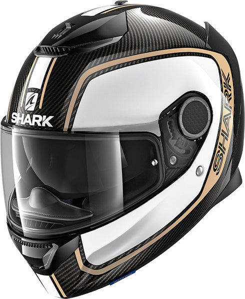 Casca Moto Integrala Shark Spartan Carbon Priona White