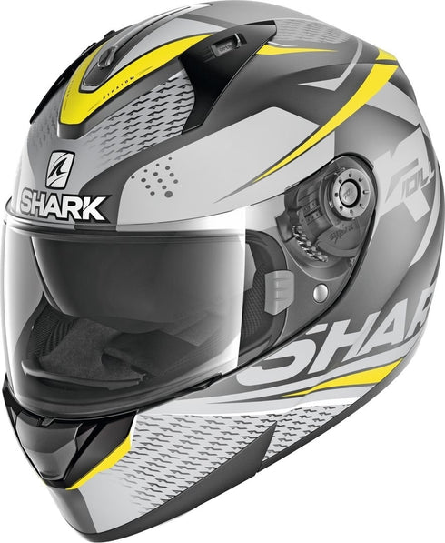 Casca Moto Integrala Shark Shark Ridill Stratom Gray/Yellow