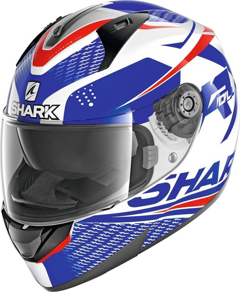 Casca Moto Integrala Shark Shark Ridill Stratom White/Blue/Red