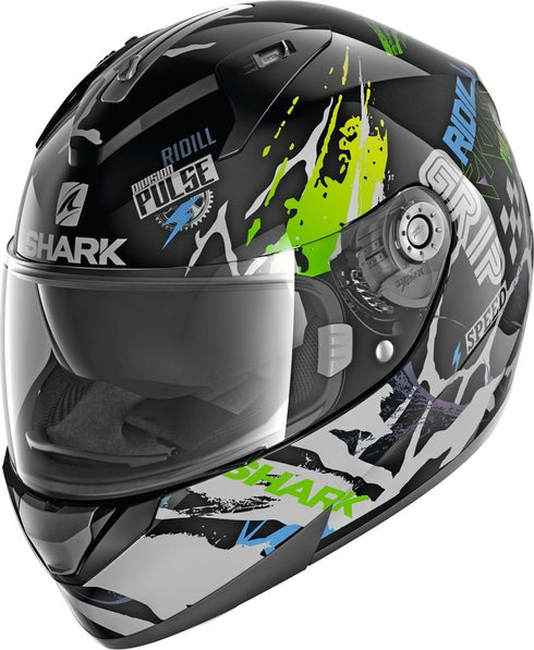 Casca Moto Integrala Shark Ridill Drift-R Black/Green