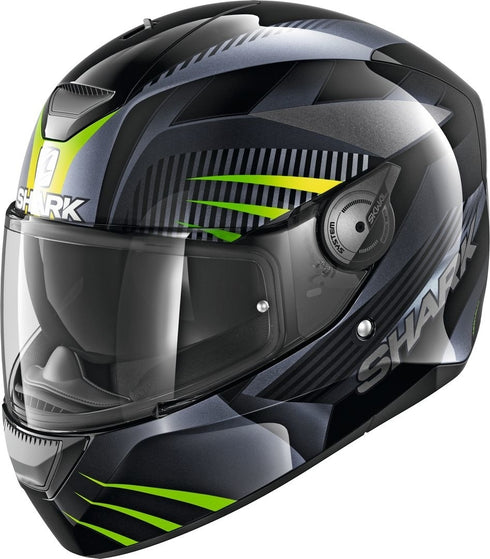 Casca Moto Integrala Shark D-Skwal Mercurium Black/Green