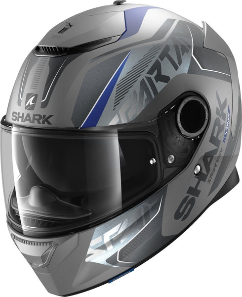 Casca Moto Integrala Shark Spartan Karken Mat Gray/Blue
