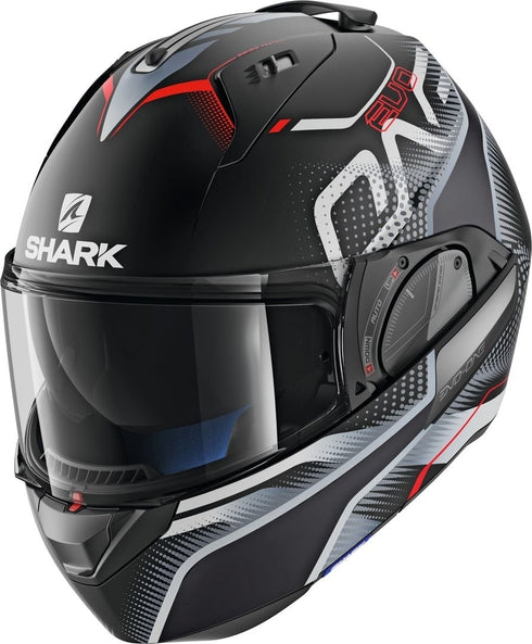 Casca Moto Flip-up Shark Evo-One 2 Keenser Black/Silver