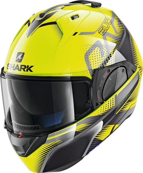 Casca Moto Flip-up Shark Evo-One 2 Keenser Yellow/Black