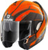 Casca Moto Flip-up Shark Evoline Series 3 Hataum HI-VIS Black/Orange