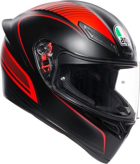 Casca Moto Integrala AGV K-1 Warmup Black/Red