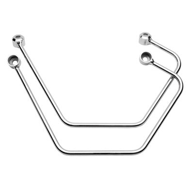 Cobra Chromed Motorcycle Saddlebag Supports