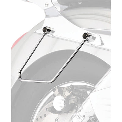 Cobra Chromed Motorcycle Saddlebag Supports