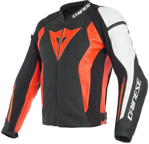 Geaca Moto Piele Dainese Nexus Perforated Black/Red/White 2019