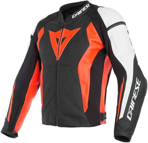 Geaca Moto Piele Dainese Nexus Black/Red/White 2019