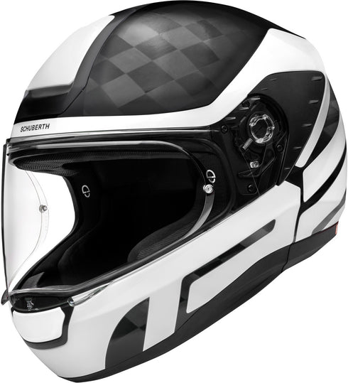 Casca Moto Integrala Schuberth R2 Carbon Cubature Black/White