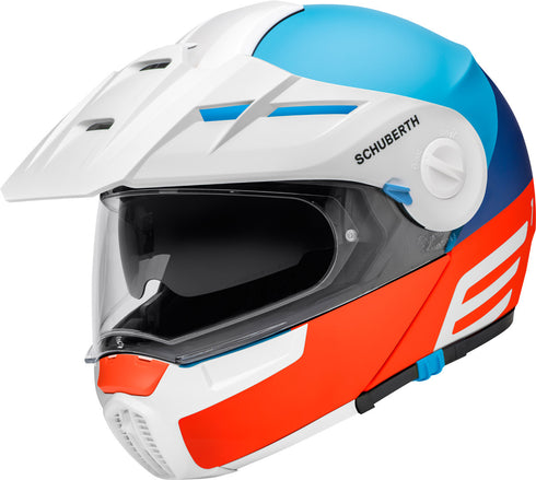 Casca Moto Flip-Up Schuberth Schuberth E1 Cut White/Blue/Orange