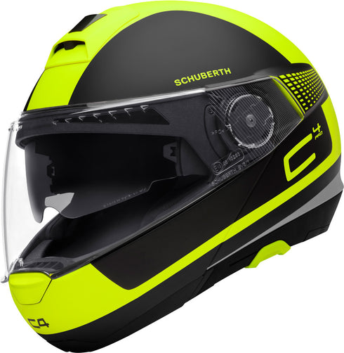 Casca Moto Flip-Up Schuberth C4 Pro Legacy Black/Yellow
