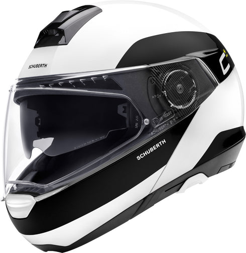 Casca Moto Flip-Up Schuberth C4 Pro Fragment White/Black
