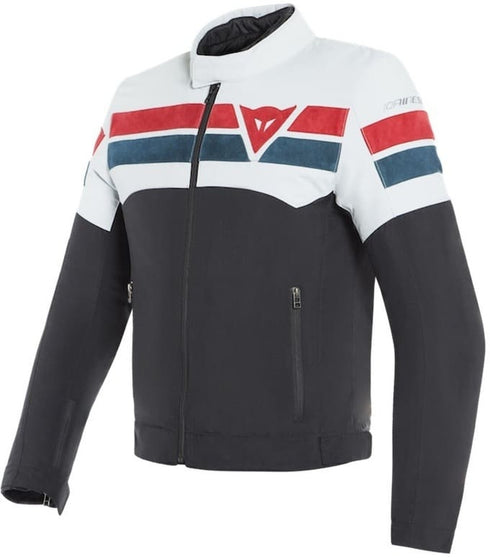 Geaca Moto Dainese 8-Track Tex 2019 Black/White/Red