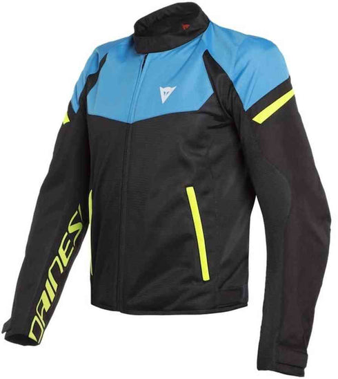 Geaca Moto Dainese Bora Air Tex 2019 Black/Blue/Yellow