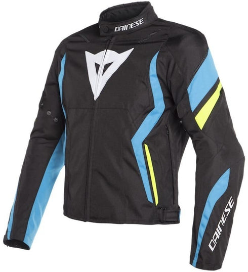 Geaca MotoDainese Edge Tex 2019 Black/Blue/Yellow