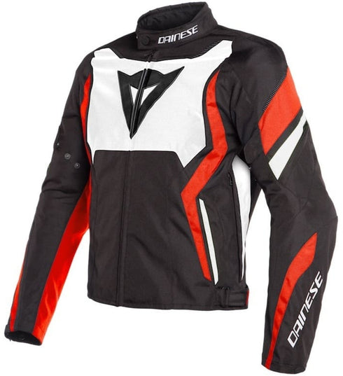 Geaca MotoDainese Edge Tex 2019 Black/White/Red