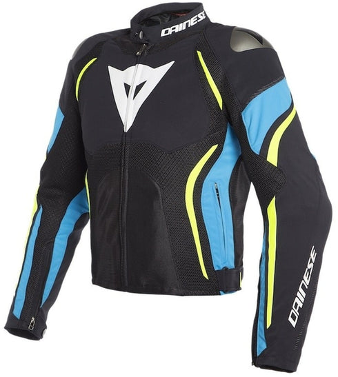 Geaca Moto Dainese Estrema Air Tex 2019 Black/Blue/Yellow