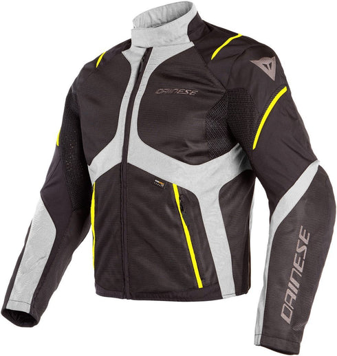 Geaca Moto Dainese Sauris D-Dry 2019 Black/Gray/Yellow