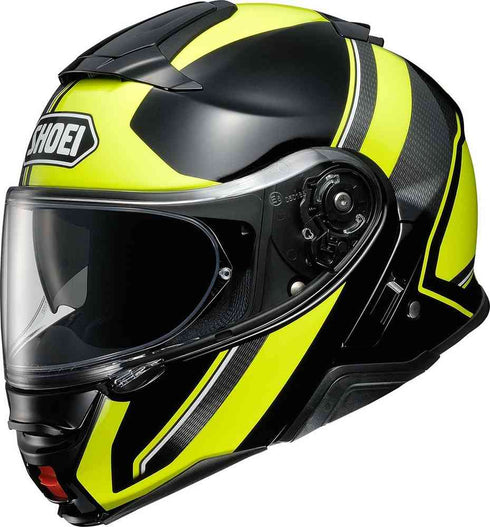 Casca Moto Flip Up Shoei Neotec 2 Excursion Black/Yellow