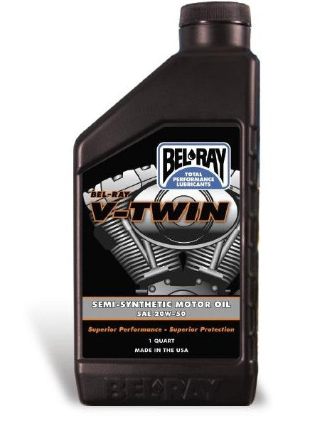 Bel-Ray V-Twin Semi-Syn Motor Oil 20W-50