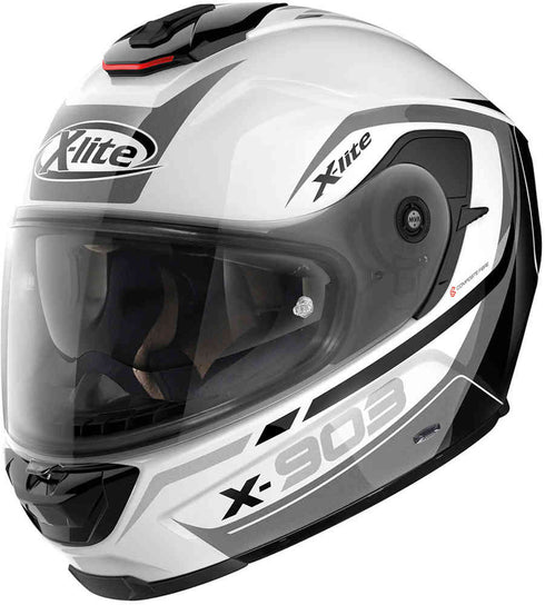 Casca Moto Integrala X-Lite X-903 Cavalcade N-Com White/Black