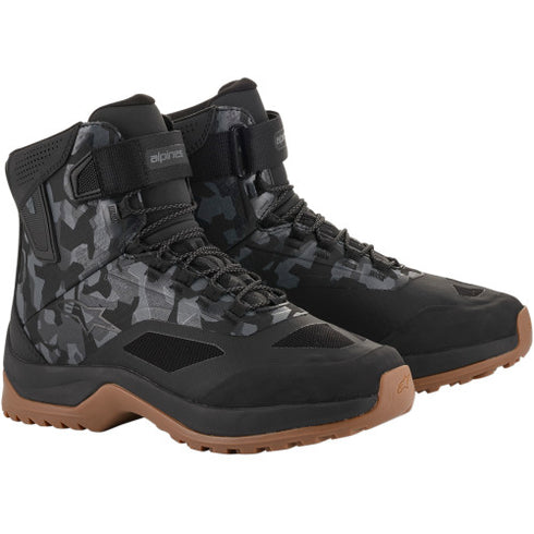 Cizme Moto Alpinestars CR-6 DRYSTAR® Black/Camo/Gray